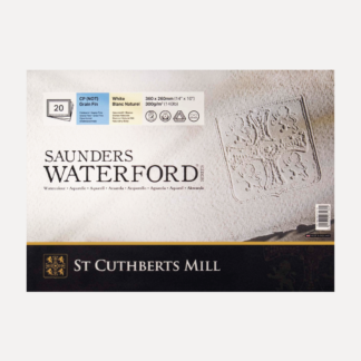 ST. CUTHBERTS MILL Blocco per Acquerello Saunders Waterford 300g - Grana FineST. CUTHBERTS MILL Blocco per Acquerello Saunders Waterford 300g - Grana Fine