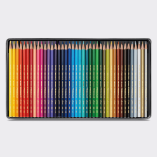 CARAN D'ACHE Set Matite colorate acquerellabili PRISMALO 12, 18, 30, 40 e 80 Colori - Set 40 MatiteCARAN D'ACHE Set Matite colorate acquerellabili PRISMALO 12, 18, 30, 40 e 80 Colori - Set 40 Matite