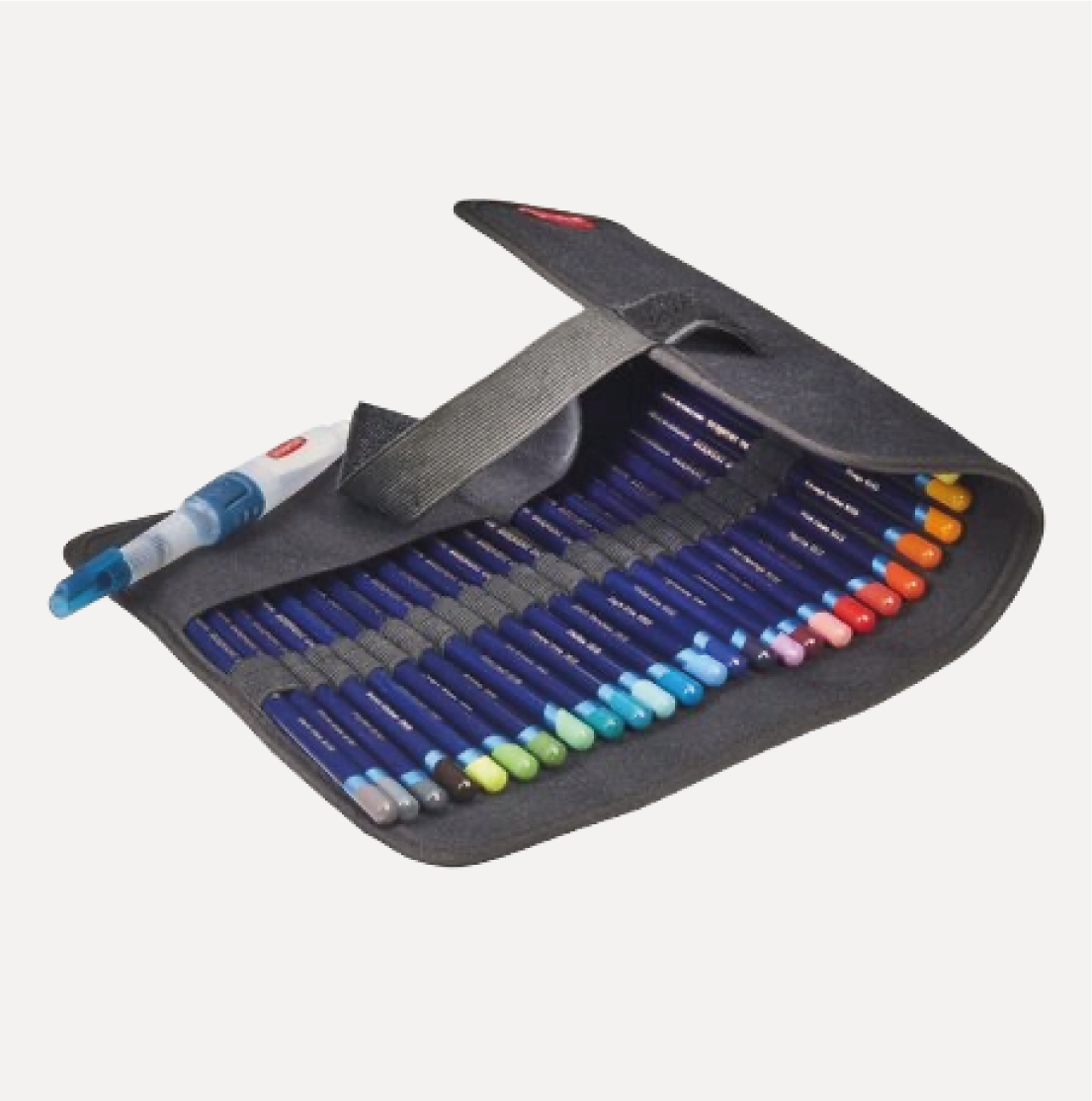 DERWENT Pencil Wrap - Astuccio arrotolabile per 24 matite