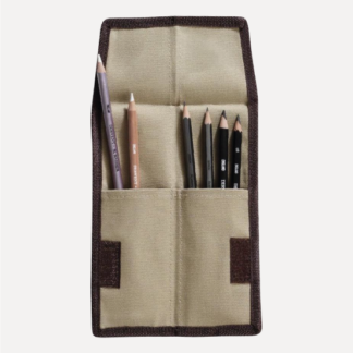 DERWENT Pocket Wrap - Astuccio per 12 matite