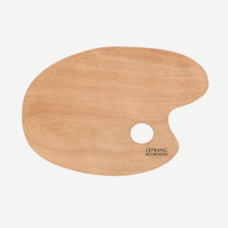 LEFRANC & BOURGEOIS Tavolozza in legno Ovale