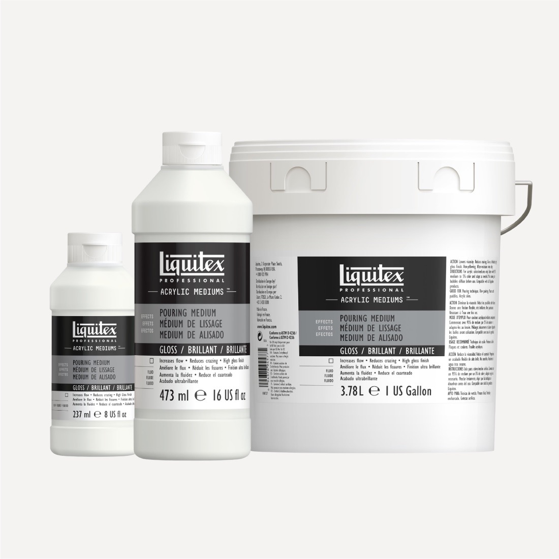 LIQUITEX Medium POURING tecnica a colatura