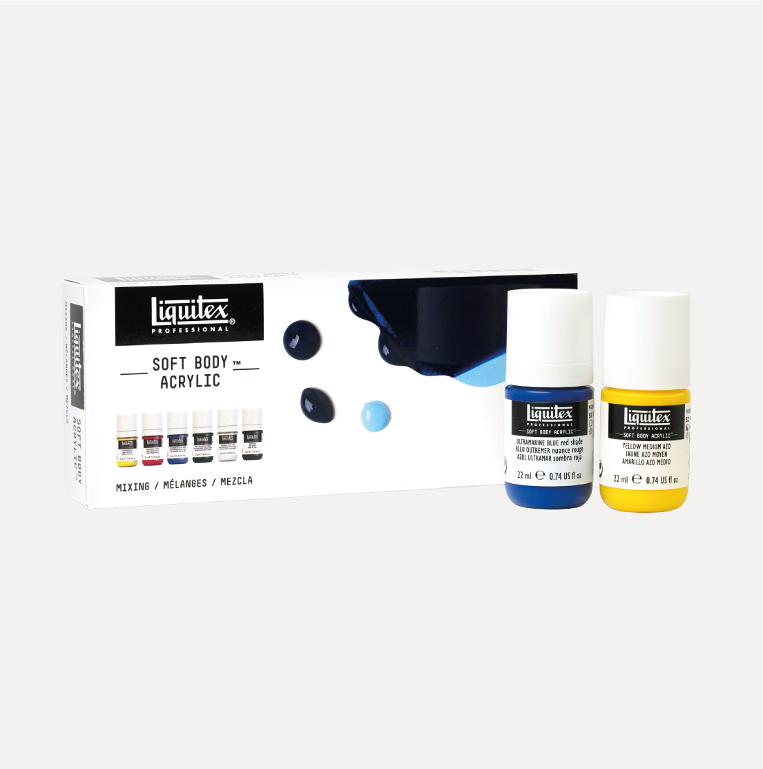 LIQUITEX Colori Acrilici SOFT BODY Set 6X22ML