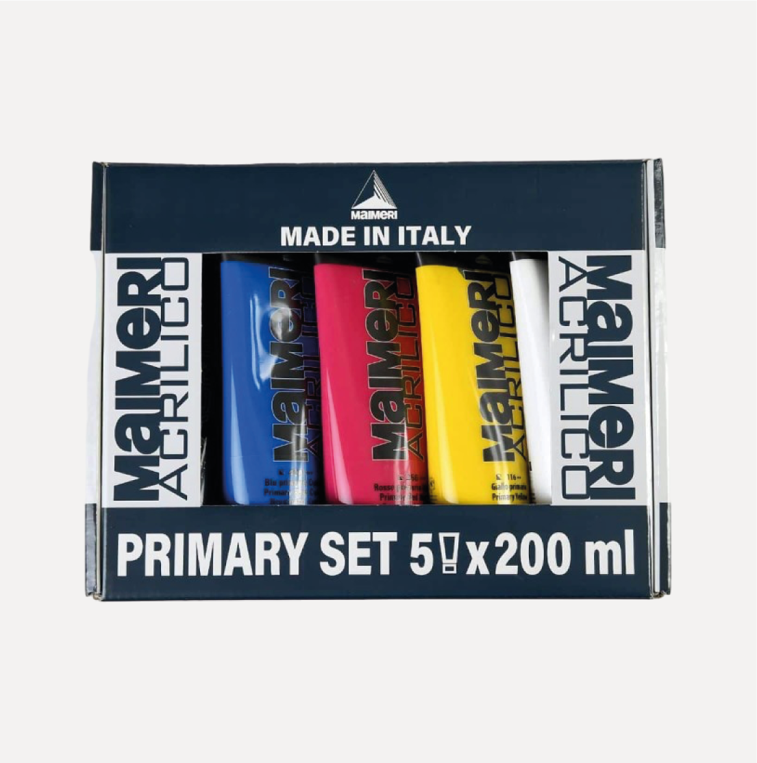 MAIMERI Acrilico Primary Set 5 tubi da 200ml