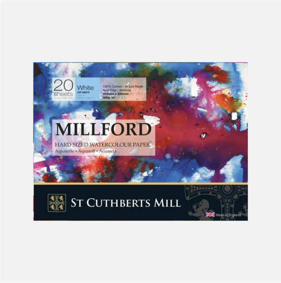 ST. CUTHBERTS MILL Blocco per Acquerello Millford 300g - Grana Fine