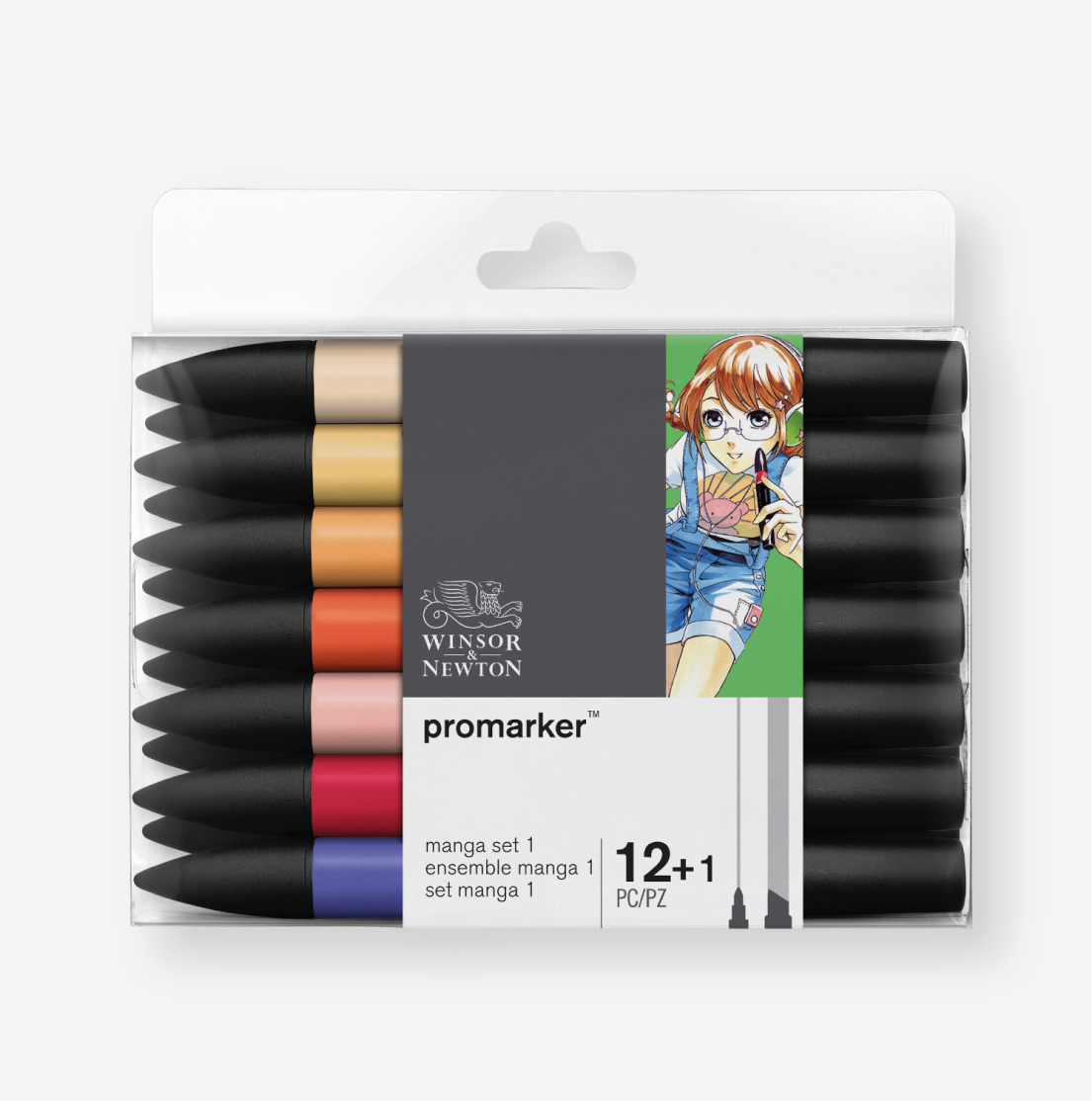 WINSOR & NEWTON Pennarelli Promarker - Set Manga Expansion Pack 1