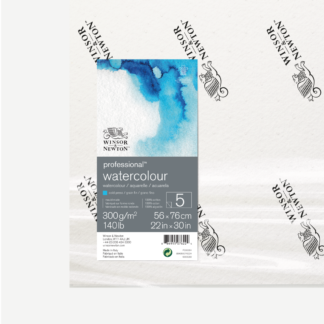 WINSOR & NEWTON Foglio Professional per acquerello grana FINE 300grWINSOR & NEWTON Foglio Professional per acquerello grana FINE 300gr