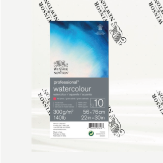 WINSOR & NEWTON Foglio Professional per acquerello grana Satinata 300grWINSOR & NEWTON Foglio Professional per acquerello grana Satinata 300gr