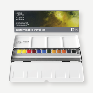 WINSOR & NEWTON Colori Acquerello Professional - Set 12 Mezzi GodetWINSOR & NEWTON Colori Acquerello Professional - Set 12 Mezzi Godet