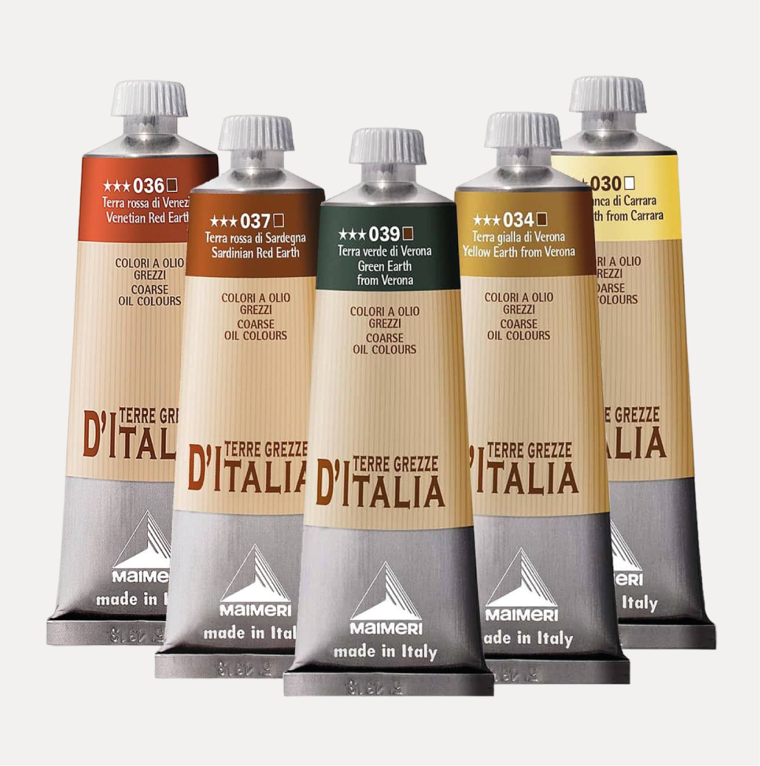 MAIMERI Colori a Olio Terre Grezze d'Italia