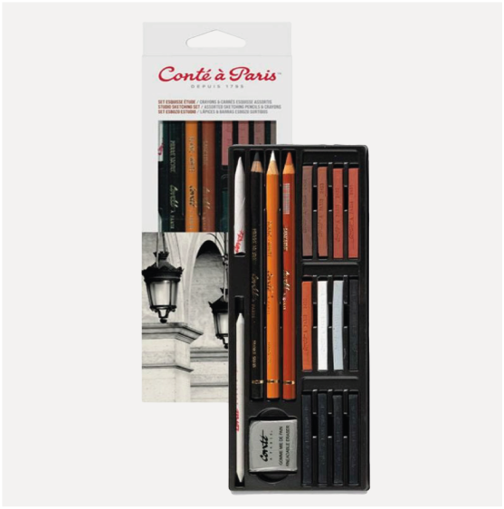 CONTÈ À PARIS Pastelli Carrè e Matite - Set Sketch - immagine 2