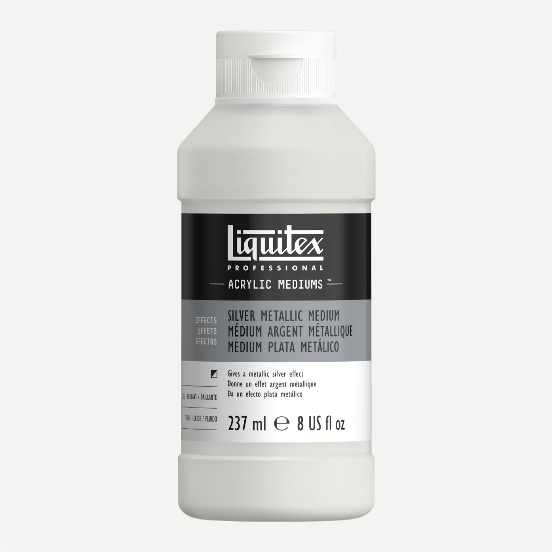LIQUITEX Silver Metallic Medium per Colori Acrilici