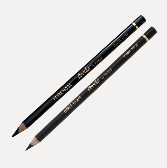 CONTÈ À PARIS Pastelli Neri - Set 2 Pierre Noire - immagine 2