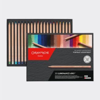CARAN D'ACHE Set Ritratto matite colorate LUMINANCE 6901