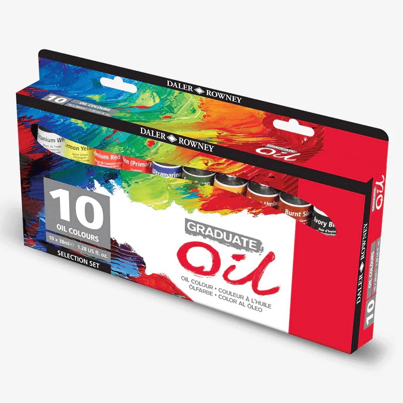 DALER ROWNEY Colori a Olio GRADUATE Set 10 tubi