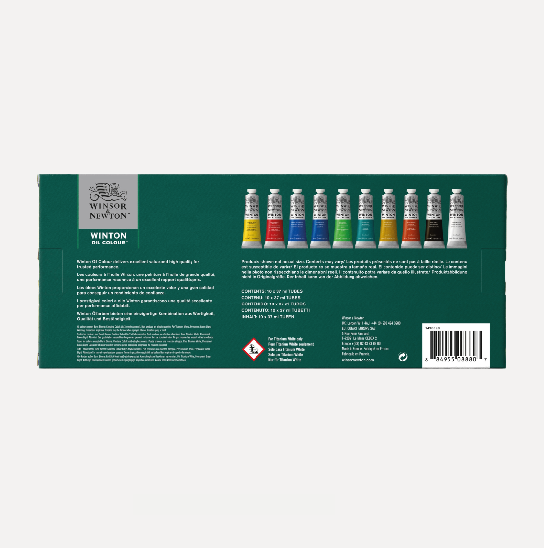 WINSOR & NEWTON Colori a Olio WINTON Set 10 Tubi 37ml - immagine 2