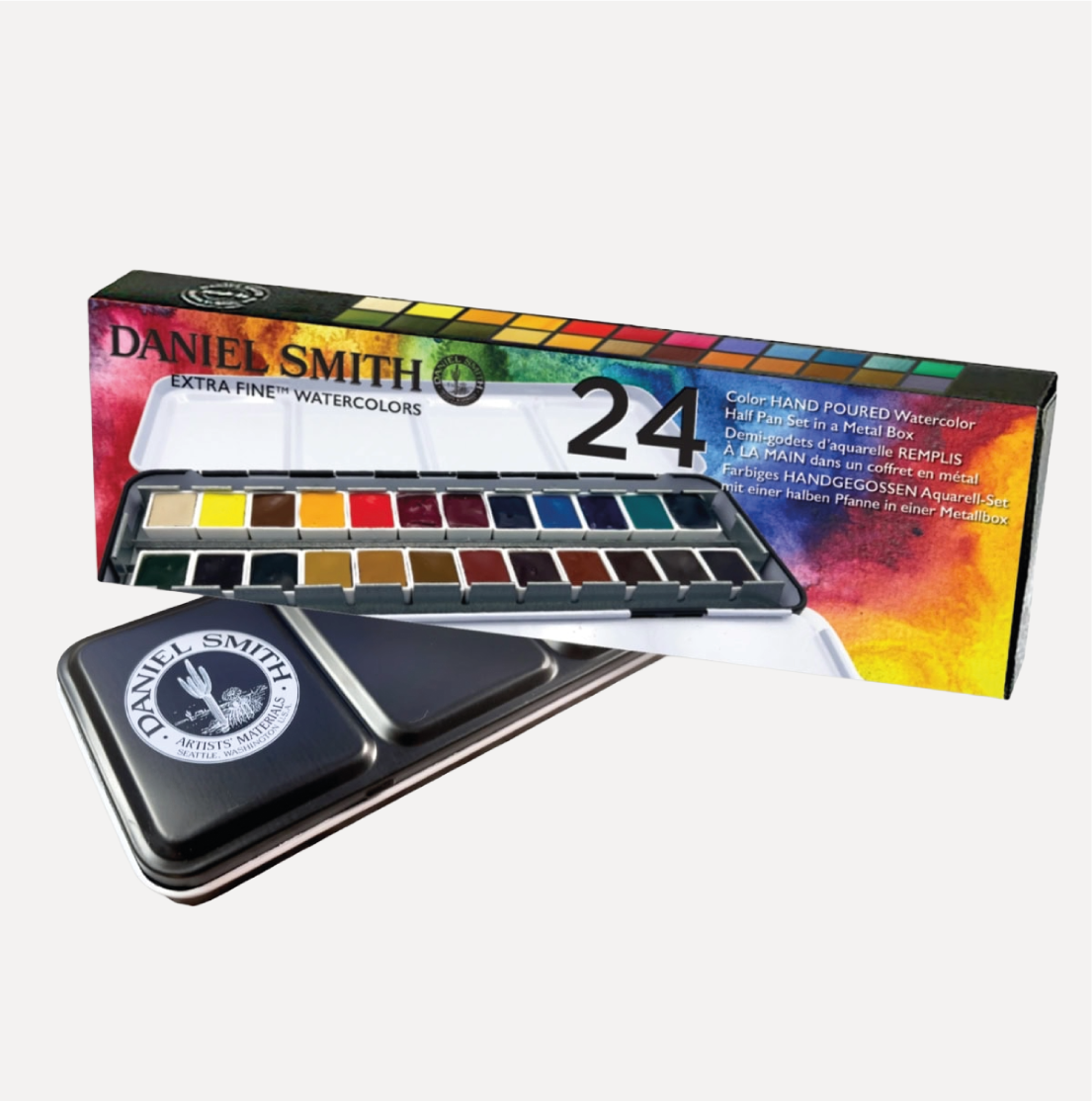DANIEL SMITH Colori Acquerello Set metallo 24 Colori