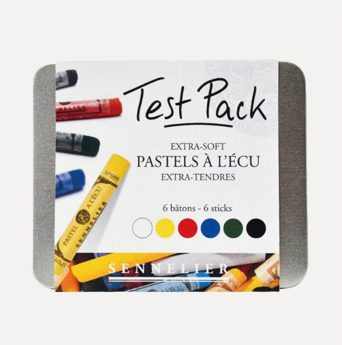 SENNELIER TEST PACK Pastel à l'Écu 6 Pastelli