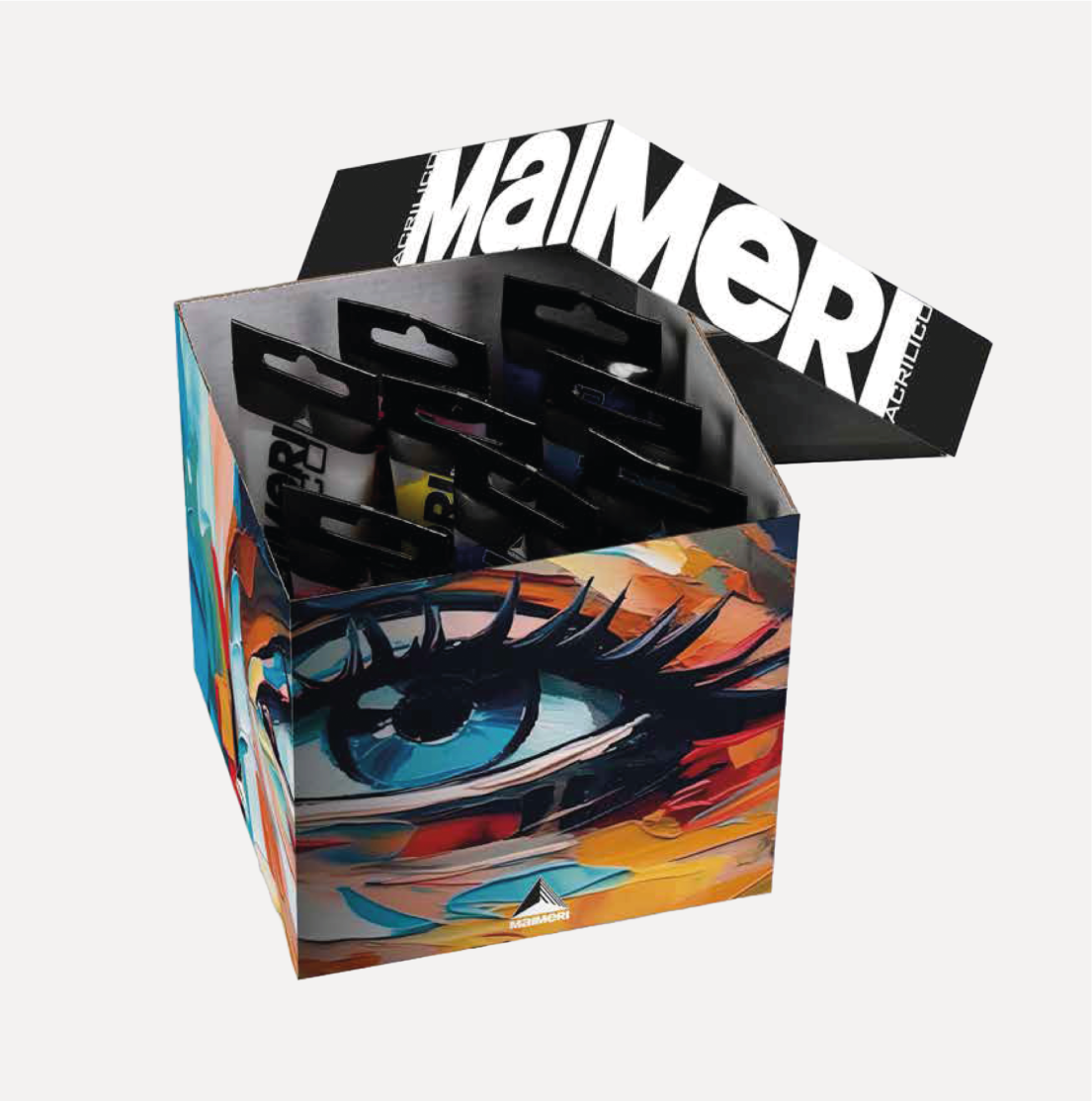 MAIMERI Acrilico Set 9 tubi ASTRATTO