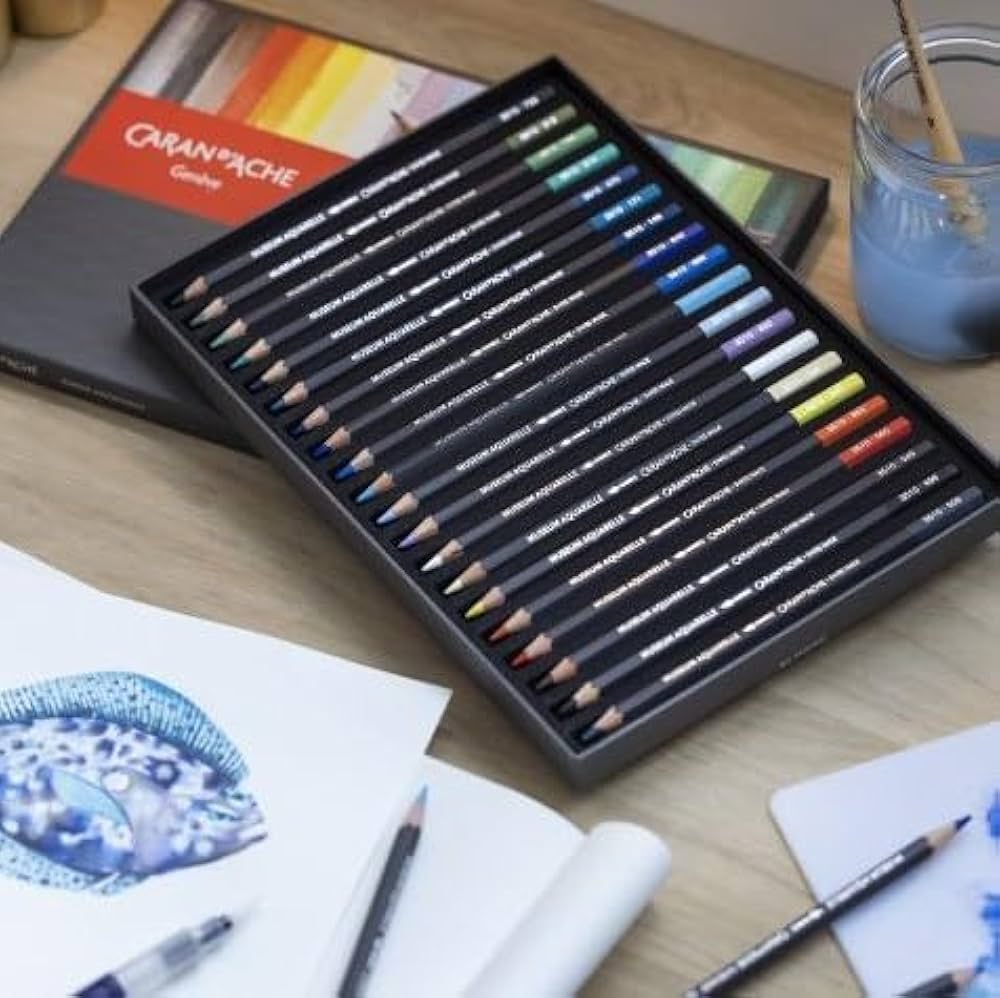 CARAN D'ACHE Set 40 matite acquerellabili MUSEUM ACQUARELLE - immagine 3