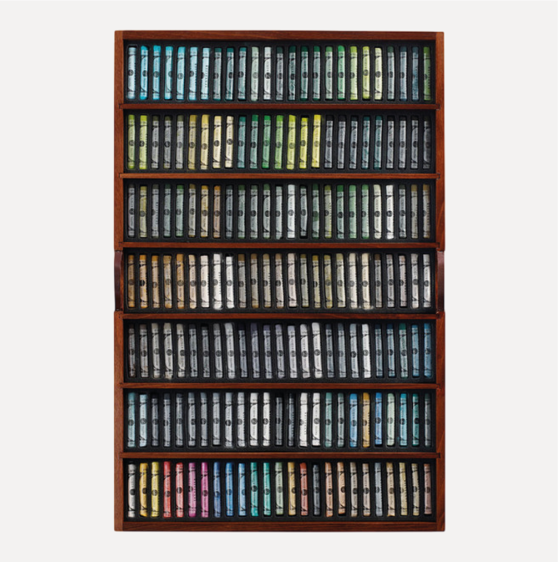 SENNELIER Pastel à l'Écu Cassetta in Legno serie completa da 525 Colori - immagine 4