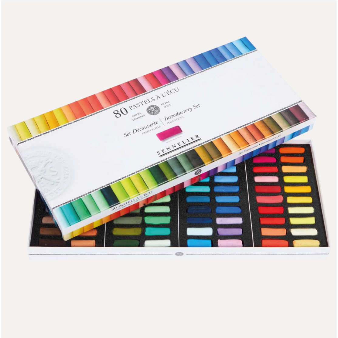 SENNELIER Pastel à l'Écu Set da 80 mezzi pastelli Colori Assortiti