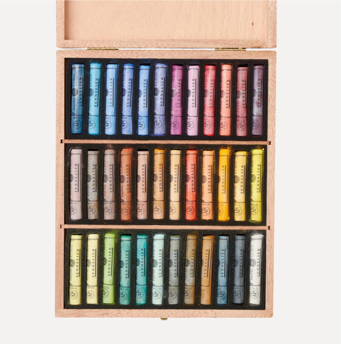 SENNELIER Pastel à l'Écu Cassetta in Legno da 36 Colori - immagine 3