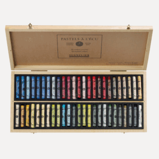SENNELIER Pastel à l'Écu Cassetta in Legno da 50 ColoriSENNELIER Pastel à l'Écu Cassetta in Legno da 50 Colori