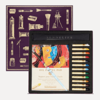 SENNELIER Pastel à l'Huile Confezione Regalo 12 Pastelli ad Olio + AccessoriSENNELIER Pastel à l'Huile Confezione Regalo 12 Pastelli ad Olio + Accessori